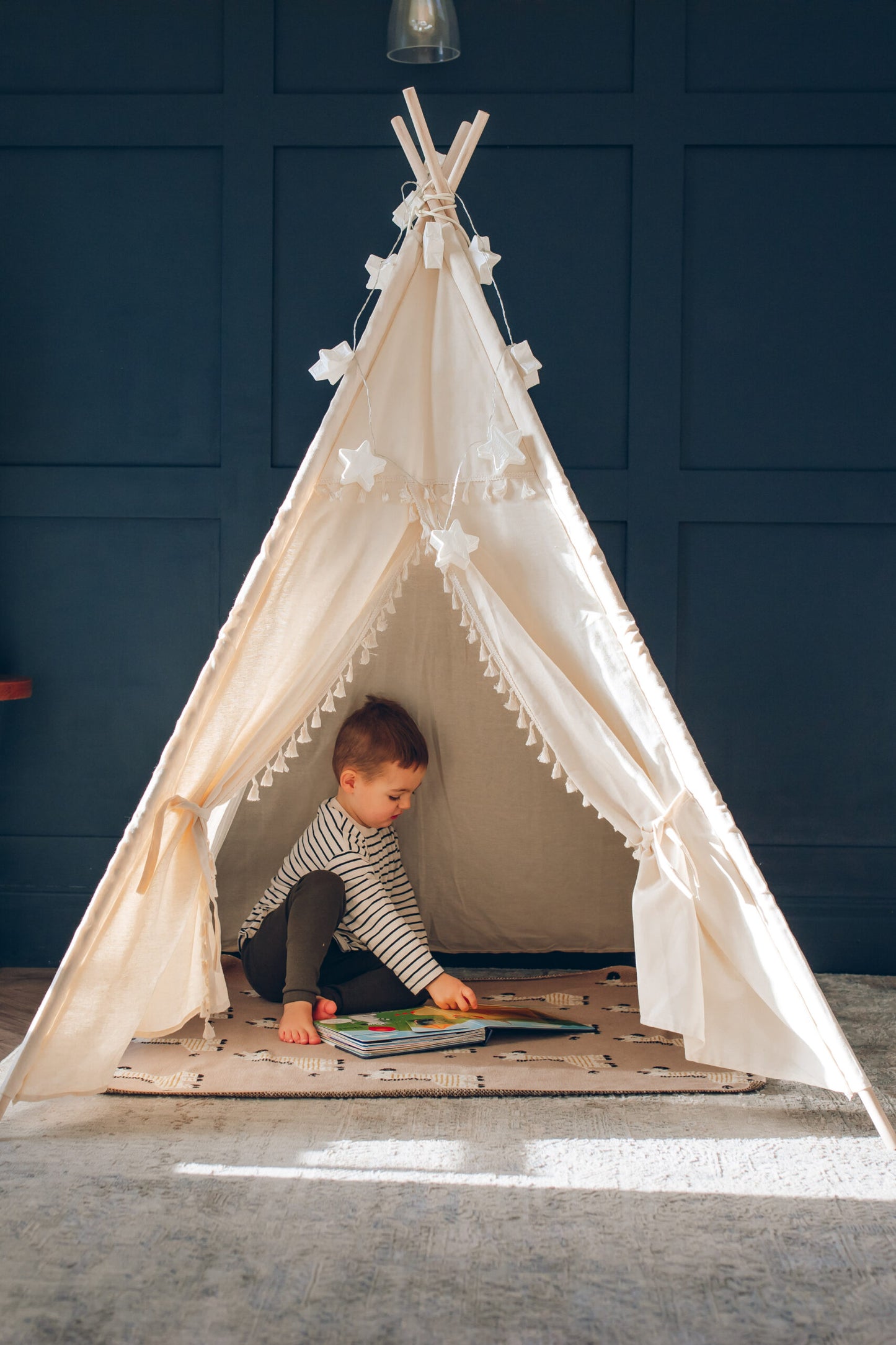 Kids Teepee Play Tent 100% Cotton