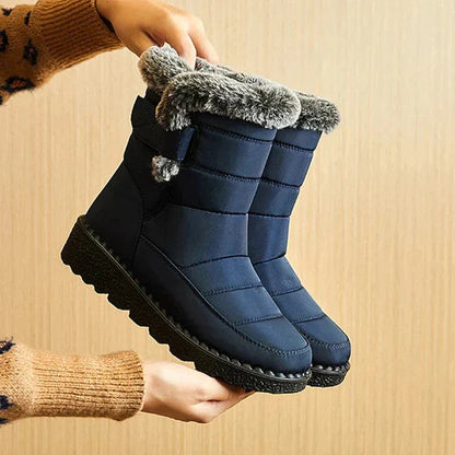 Womens Waterproof Winter Snow Boots - Cozy Plush Lined