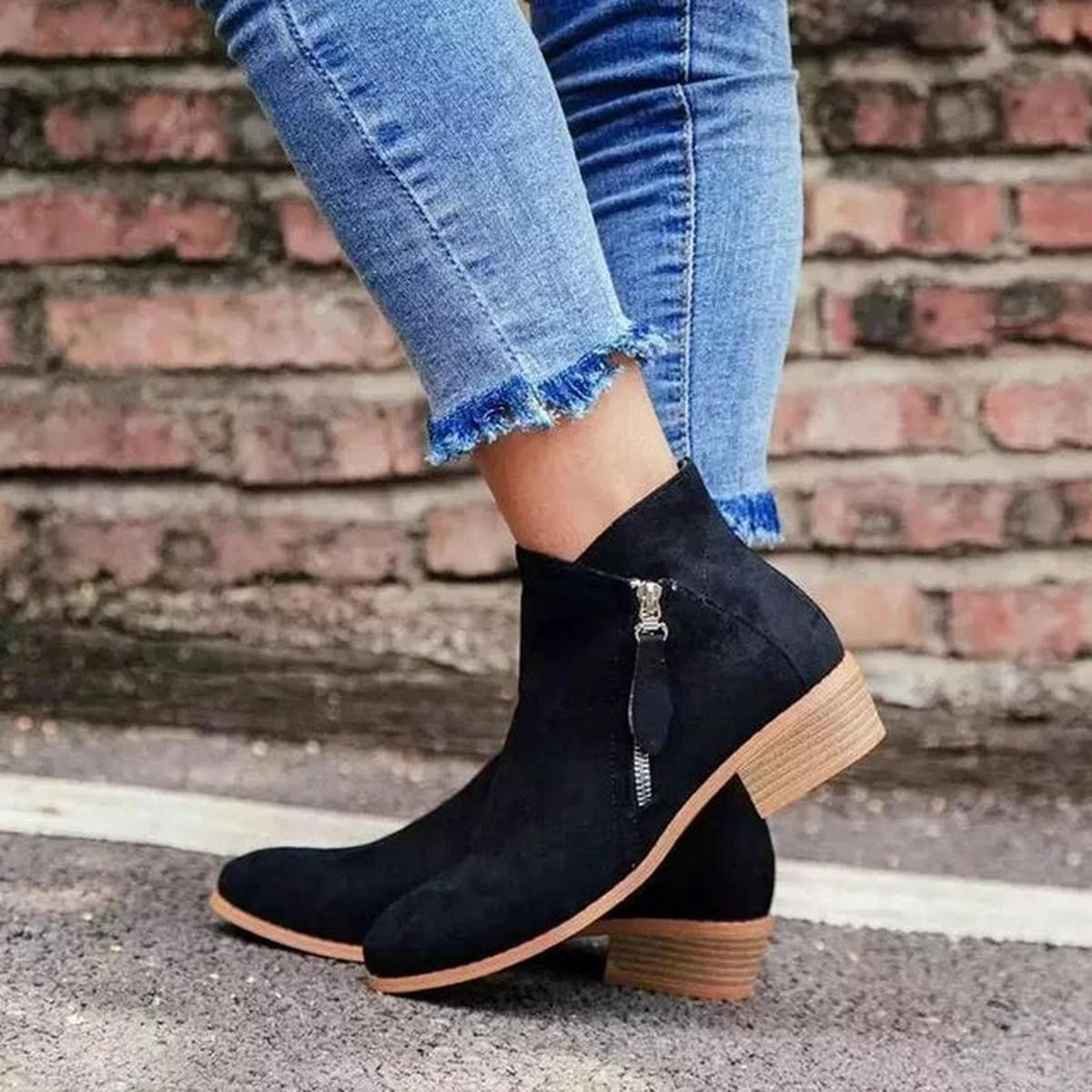 Women's Orthopedic Leather Ankle Boots