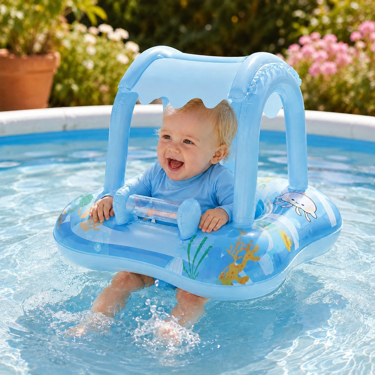CanopyFloat | Baby Pool Float Sun Canopy