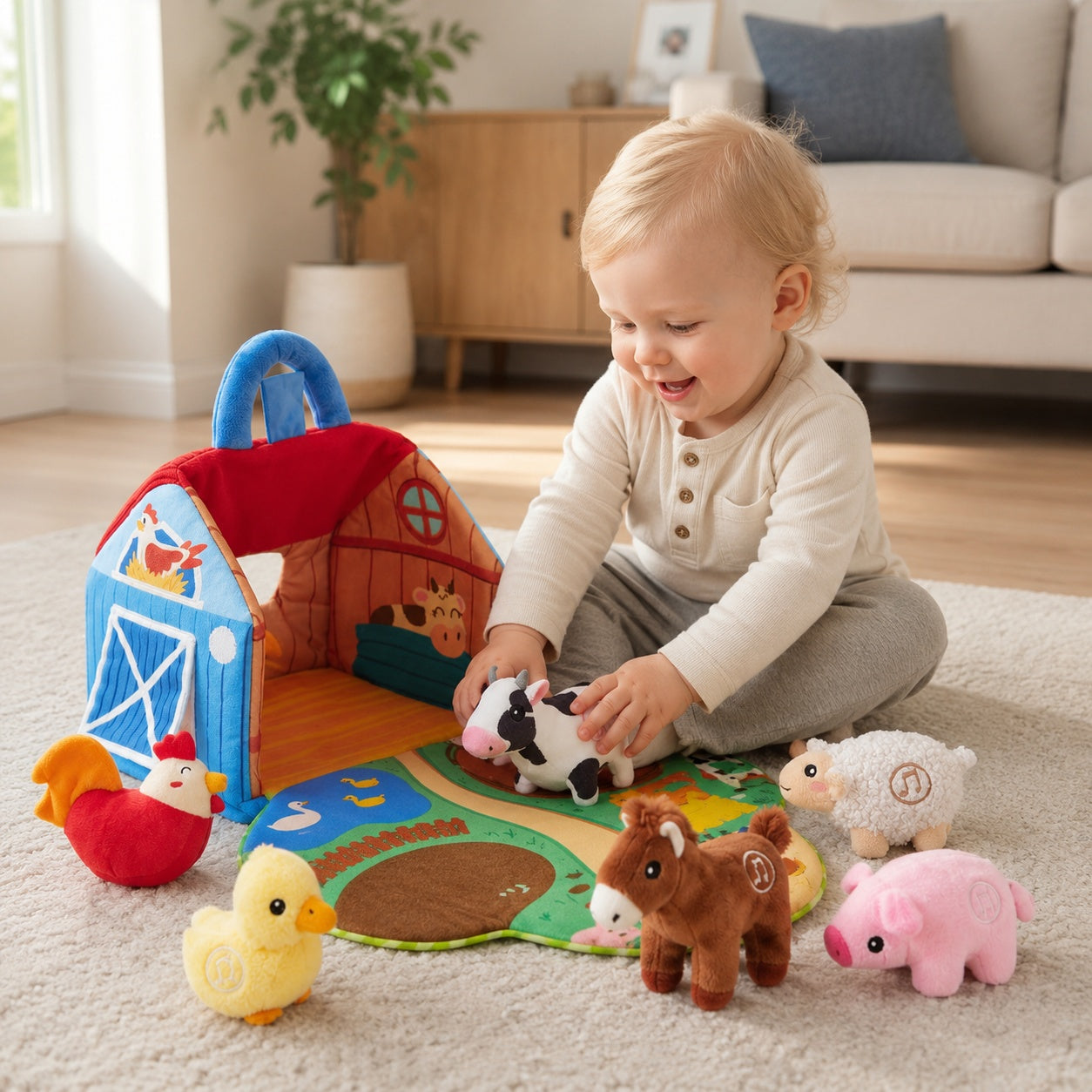 FarmSounds | Plush Farm Animal Toys