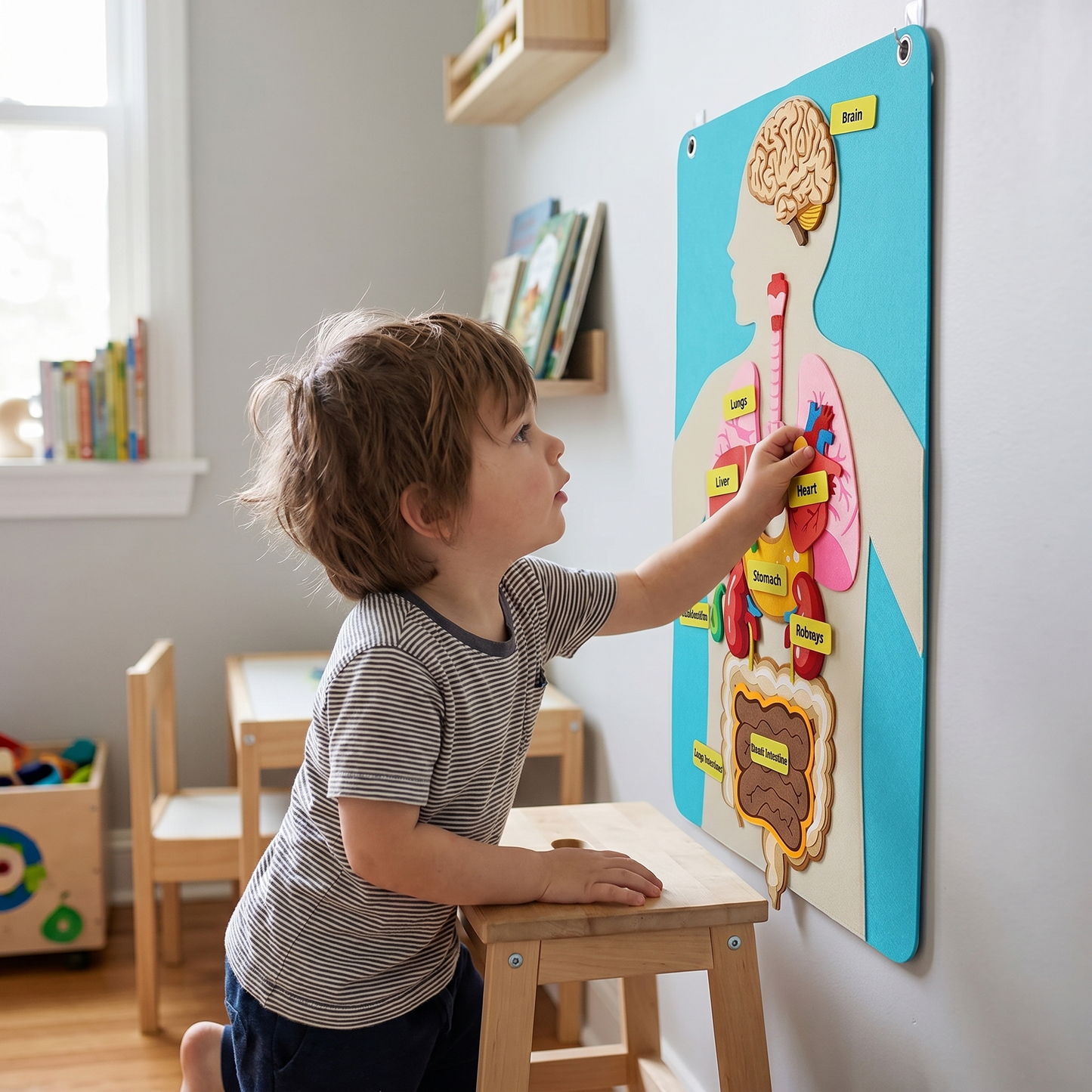 Human Body Felt Board Educational Toy