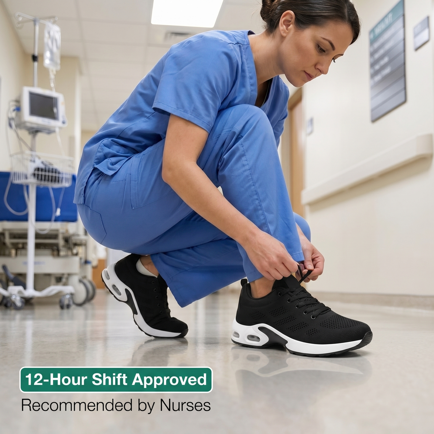 Orthora Pro — 12-Hour Shift Shoes for All-Day Foot, Knee & Back Pain Relief