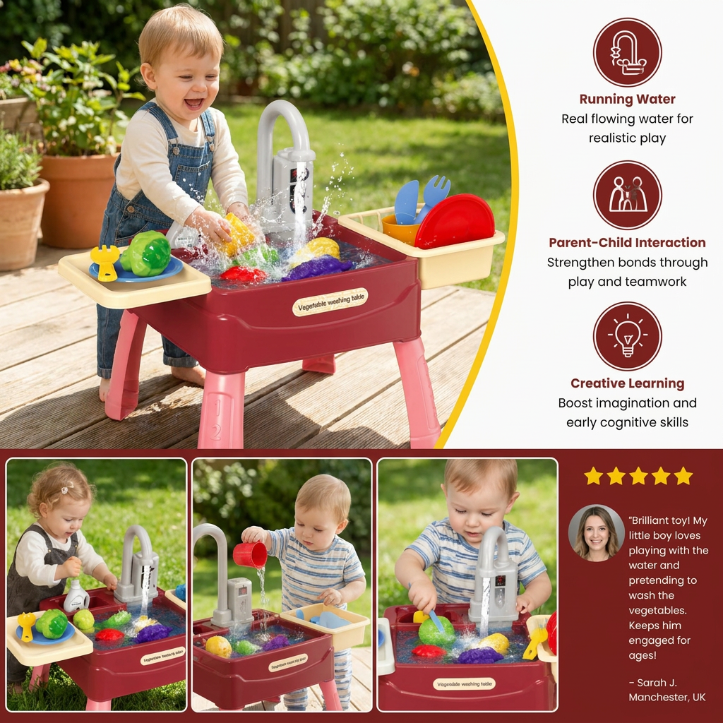 Water Wonder – Play Kitchen with Magical Water Tap