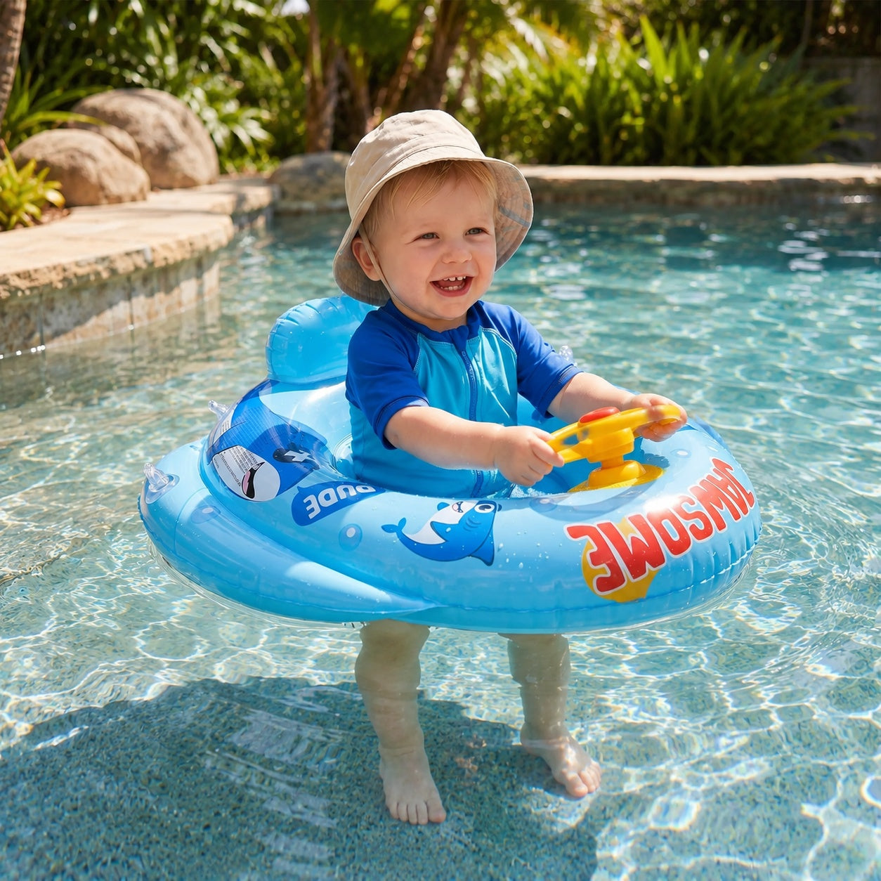 SharkDrift | Baby Shark Pool Float Toddler