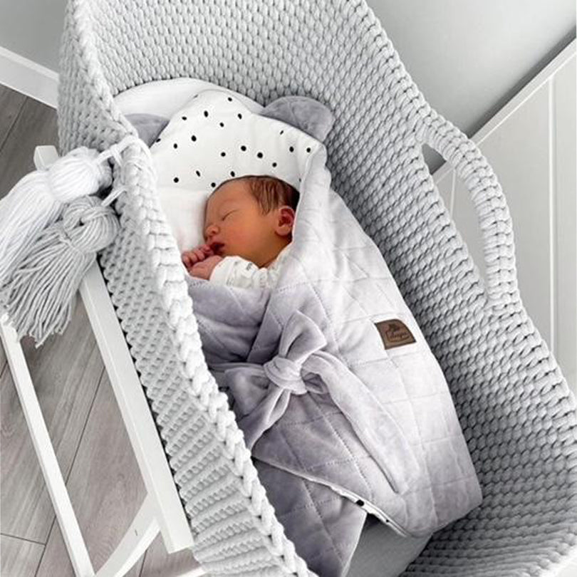 Sleepee Velvet Swaddle Blanket – Soft Newborn Baby Swaddle Wrap – Royal Baby