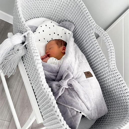 Sleepee Velvet Swaddle Blanket – Soft Newborn Baby Swaddle Wrap – Royal Baby