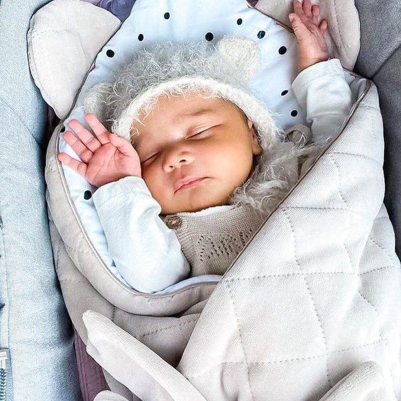 Sleepee Velvet Swaddle Blanket – Soft Newborn Baby Swaddle Wrap – Royal Baby